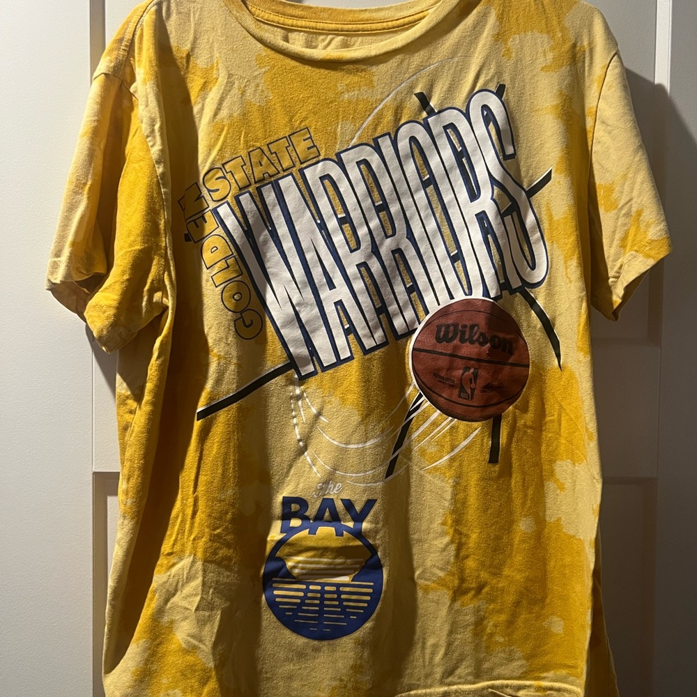 NBA Golden State Warriors Yellow Short Sleeve Tee